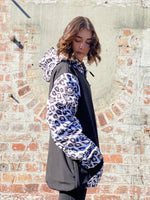 Ski Snowboard Jackets Waterproof Pullover Black Leopard NFPD Jacket - Unisex