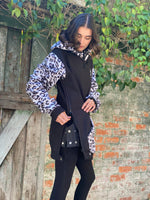 Ski Snowboard Jackets Waterproof Pullover Black Leopard NFPD Jacket - Unisex