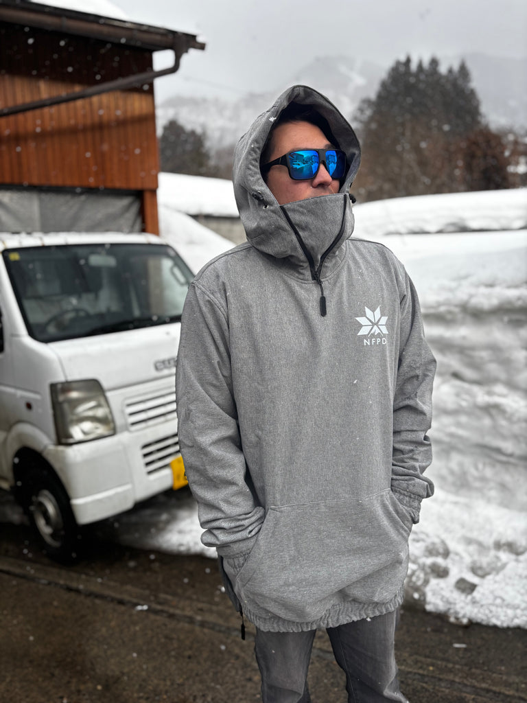 Chaquetas de esquí y snowboard impermeables, color gris jaspeado, NFPD, unisex
