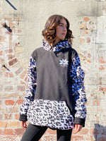 Ski Snowboard Jackets Waterproof Pullover Black Leopard NFPD Jacket - Unisex