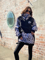 Ski Snowboard Jackets Waterproof Pullover Black Leopard NFPD Jacket - Unisex