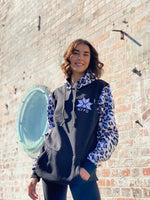 Ski Snowboard Black Leopard NFPD Tall Snow Hoodie - Unisex