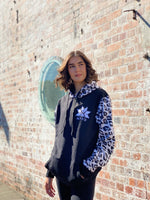 Ski Snowboard Black Leopard NFPD Tall Snow Hoodie - Unisex