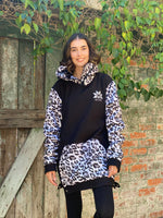 Ski Snowboard Jackets Waterproof Pullover Black Leopard NFPD Jacket - Unisex