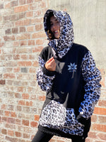 Ski Snowboard Jackets Waterproof Pullover Black Leopard NFPD Jacket - Unisex