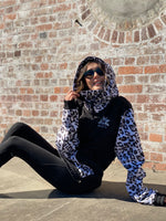 Ski Snowboard Jackets Waterproof Pullover Black Leopard NFPD Jacket - Unisex