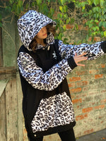 Ski Snowboard Jackets Waterproof Pullover Black Leopard NFPD Jacket - Unisex