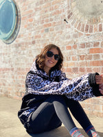 Ski Snowboard Jackets Waterproof Pullover Black Leopard NFPD Jacket - Unisex