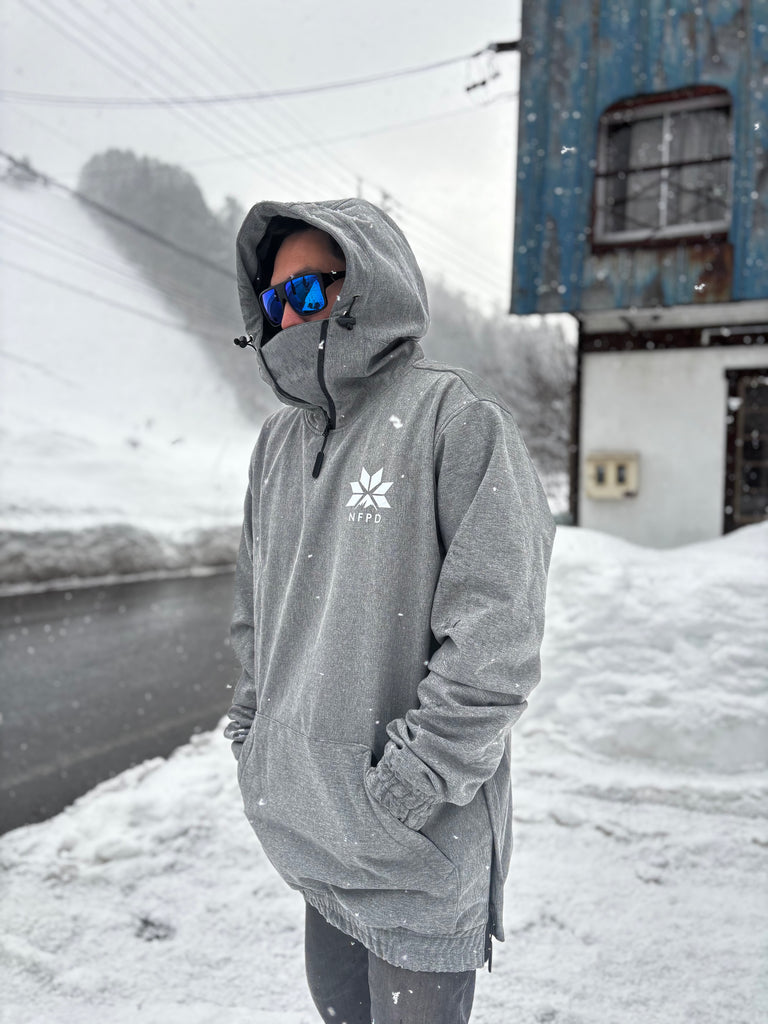 Chaquetas de esquí y snowboard impermeables, color gris jaspeado, NFPD, unisex