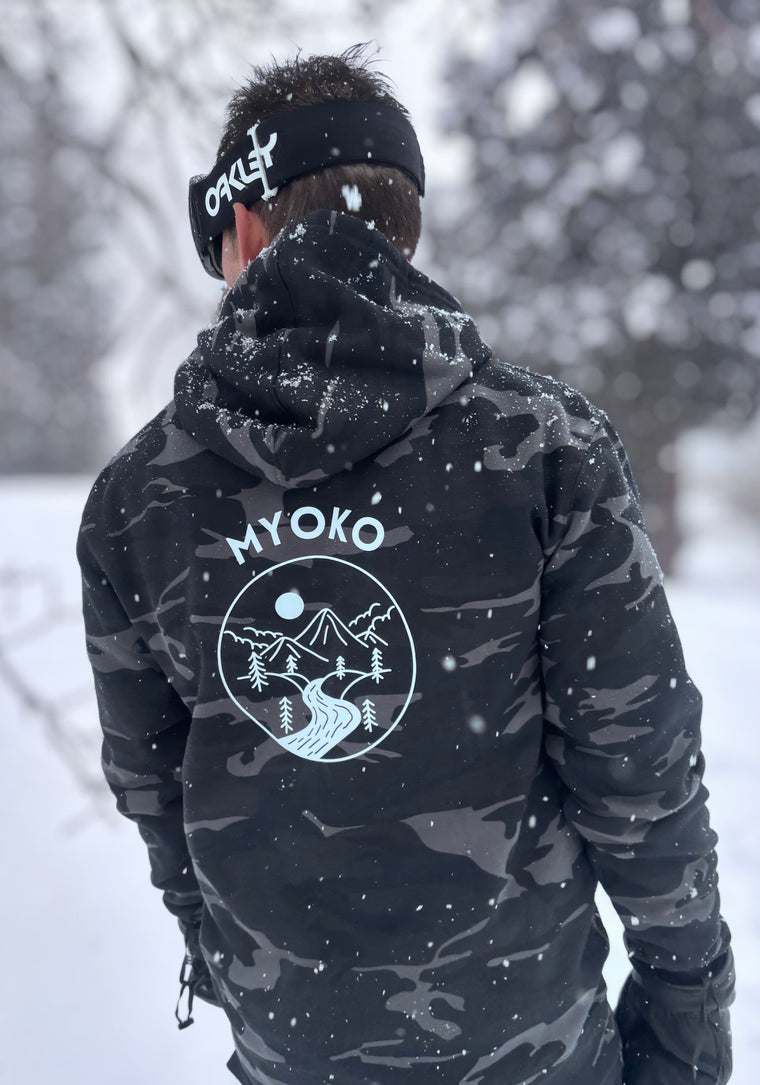 Sudadera con capucha Myoko Snug Snow para esquí y snowboard (unisex)