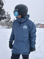 Chaquetas de esquí y snowboard, impermeables, color azul pizarra, unisex