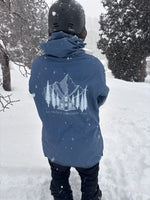 Chaquetas de esquí y snowboard, impermeables, color azul pizarra, unisex