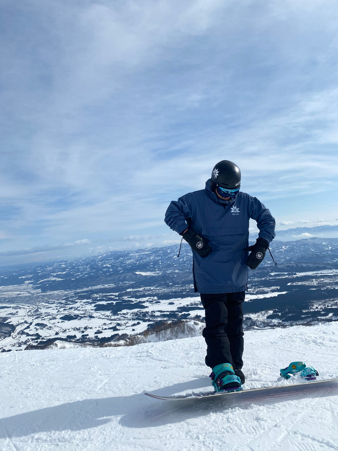 Chaquetas de esquí y snowboard, impermeables, color azul pizarra, unisex