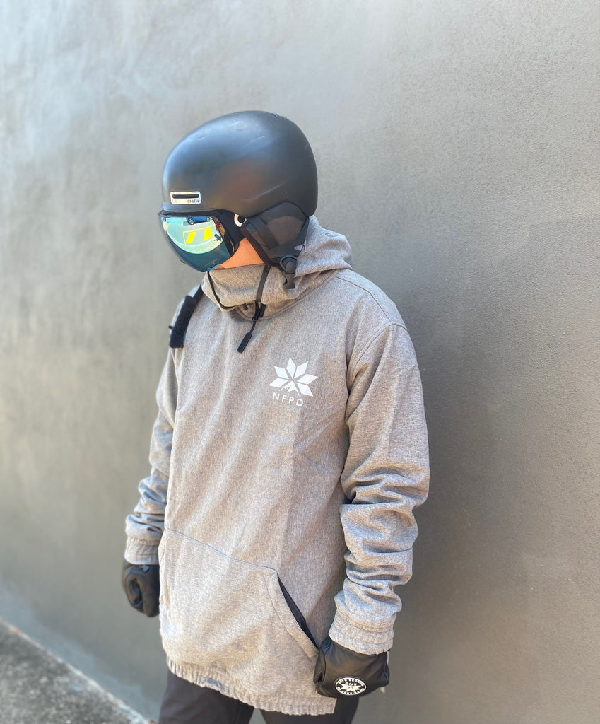 Chaquetas de esquí y snowboard impermeables, color gris jaspeado, NFPD, unisex