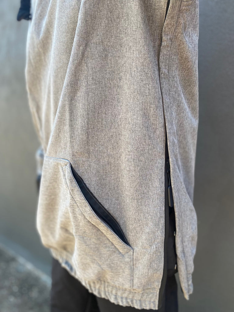 Chaquetas de esquí y snowboard impermeables, color gris jaspeado, NFPD, unisex