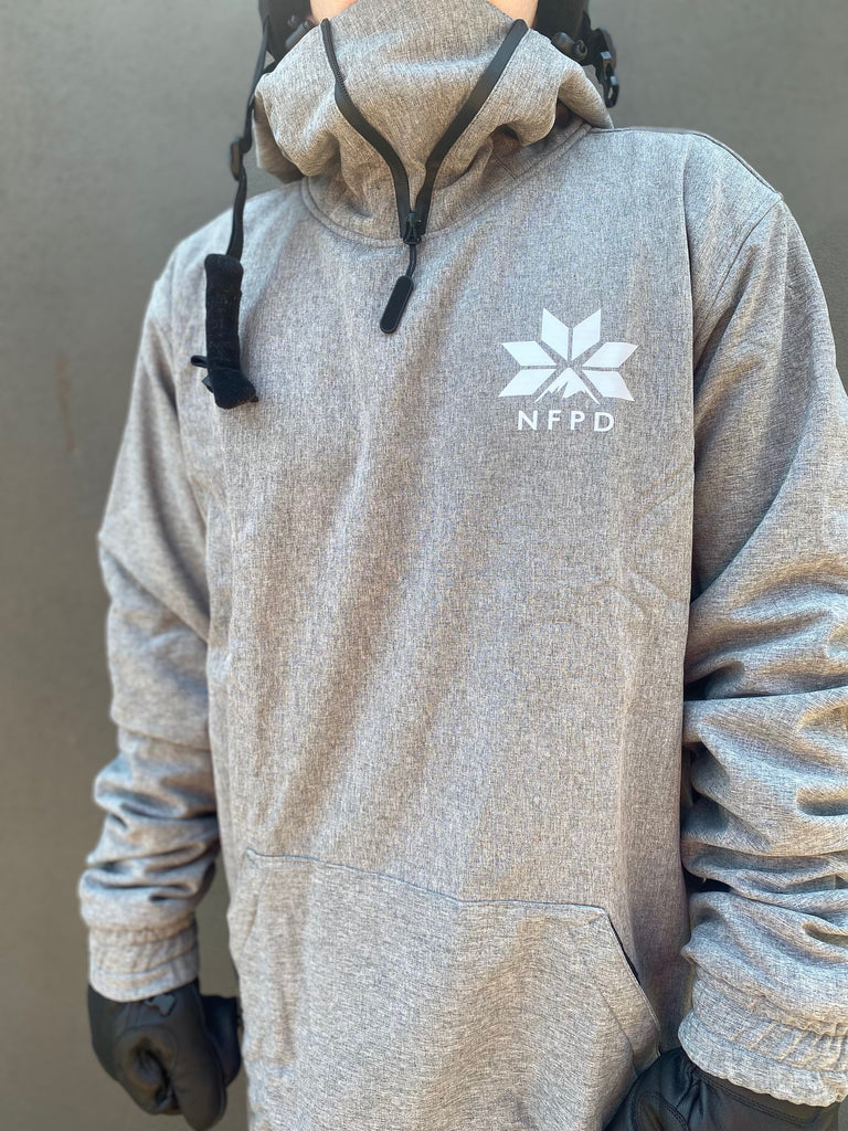 Chaquetas de esquí y snowboard impermeables, color gris jaspeado, NFPD, unisex