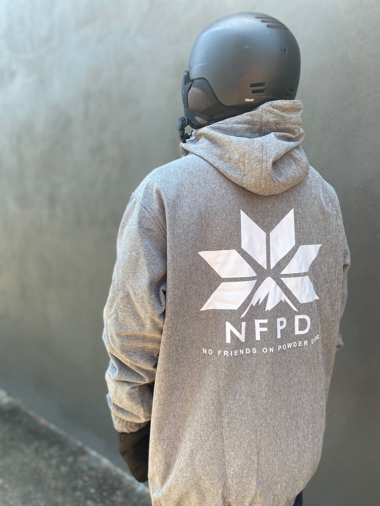Chaquetas de esquí y snowboard impermeables, color gris jaspeado, NFPD, unisex