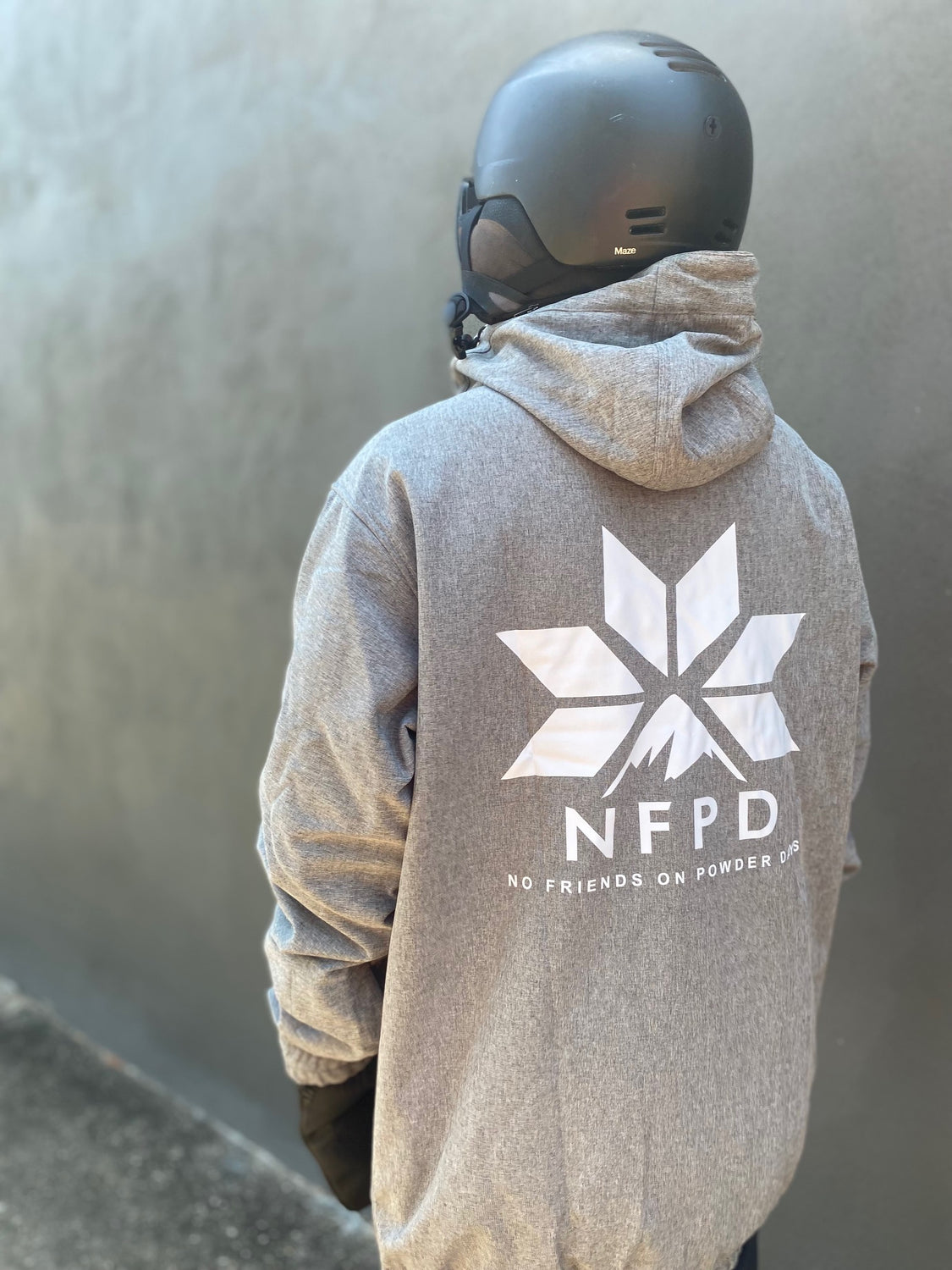 Chaquetas de esquí y snowboard impermeables, color gris jaspeado, NFPD, unisex