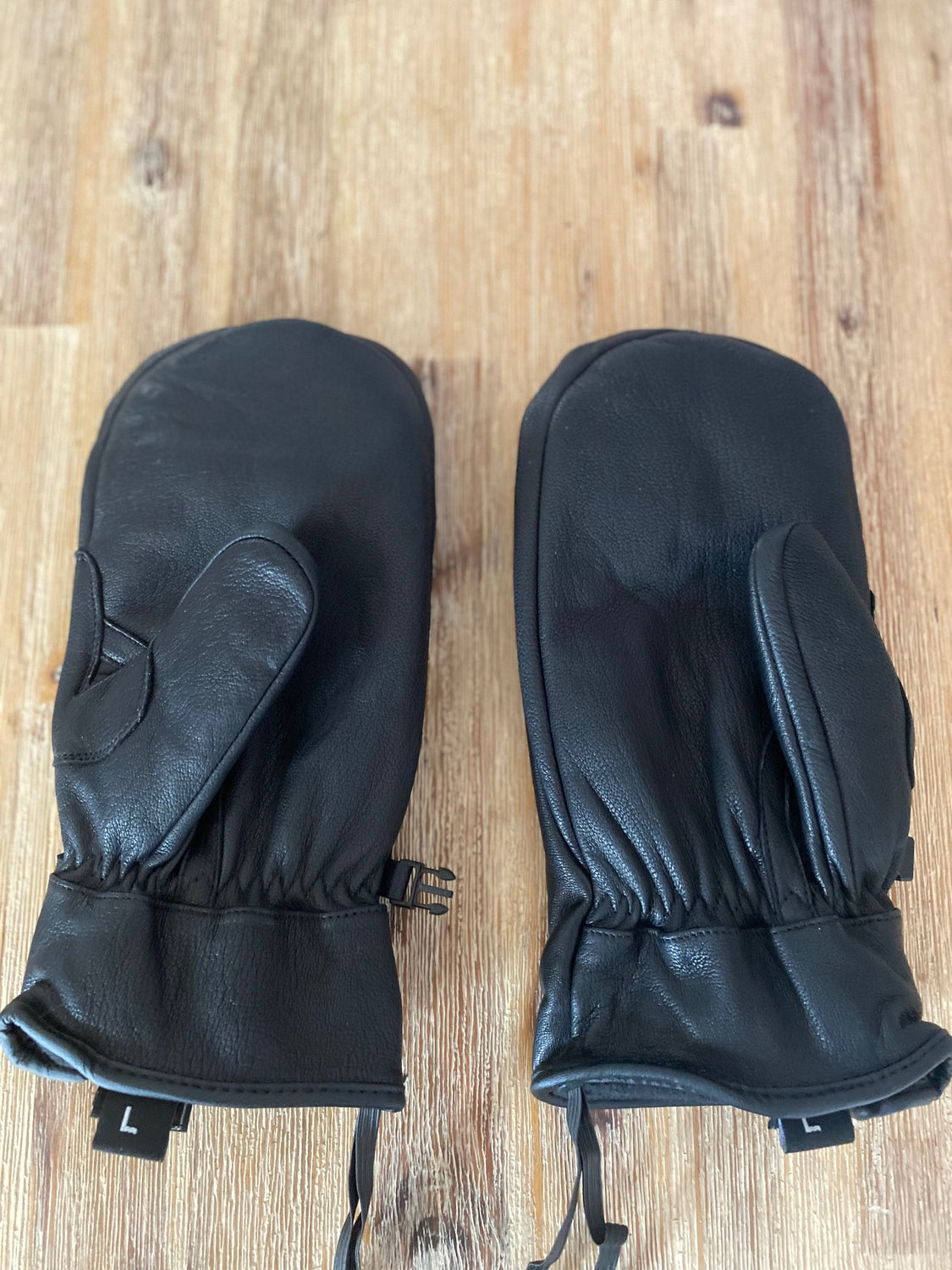 Guantes de snowboard y esquí de cuero impermeables de la NFPD