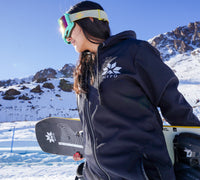 Ski/Snowboard Waterproof Tall Style Snow Black NFPD Jacket - Unisex