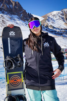 Ski/Snowboard Waterproof Tall Style Snow Black NFPD Jacket - Unisex