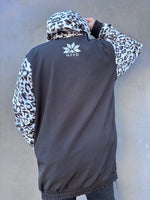 Ski Snowboard Jackets Waterproof Pullover Black Leopard NFPD Jacket - Unisex