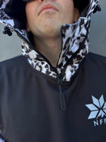Ski Snowboard Jackets Waterproof Pullover Black Leopard NFPD Jacket - Unisex