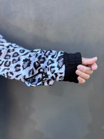 Ski Snowboard Jackets Waterproof Pullover Black Leopard NFPD Jacket - Unisex
