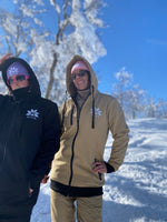 Tan 10k waterproof NFPD Snow Jacket & 10k waterproof black pines