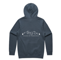 Sudadera con capucha para la nieve "Friends On Powder Days" (Amigos del esquí y el snowboard) - Unisex
