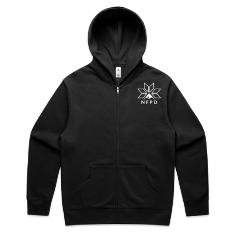 Ski/Snowboard Zipper Pines Snow Hoodie - Unisex