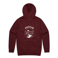 Ski Snowboard Whistler Snug Snow Hoodie - Unisex
