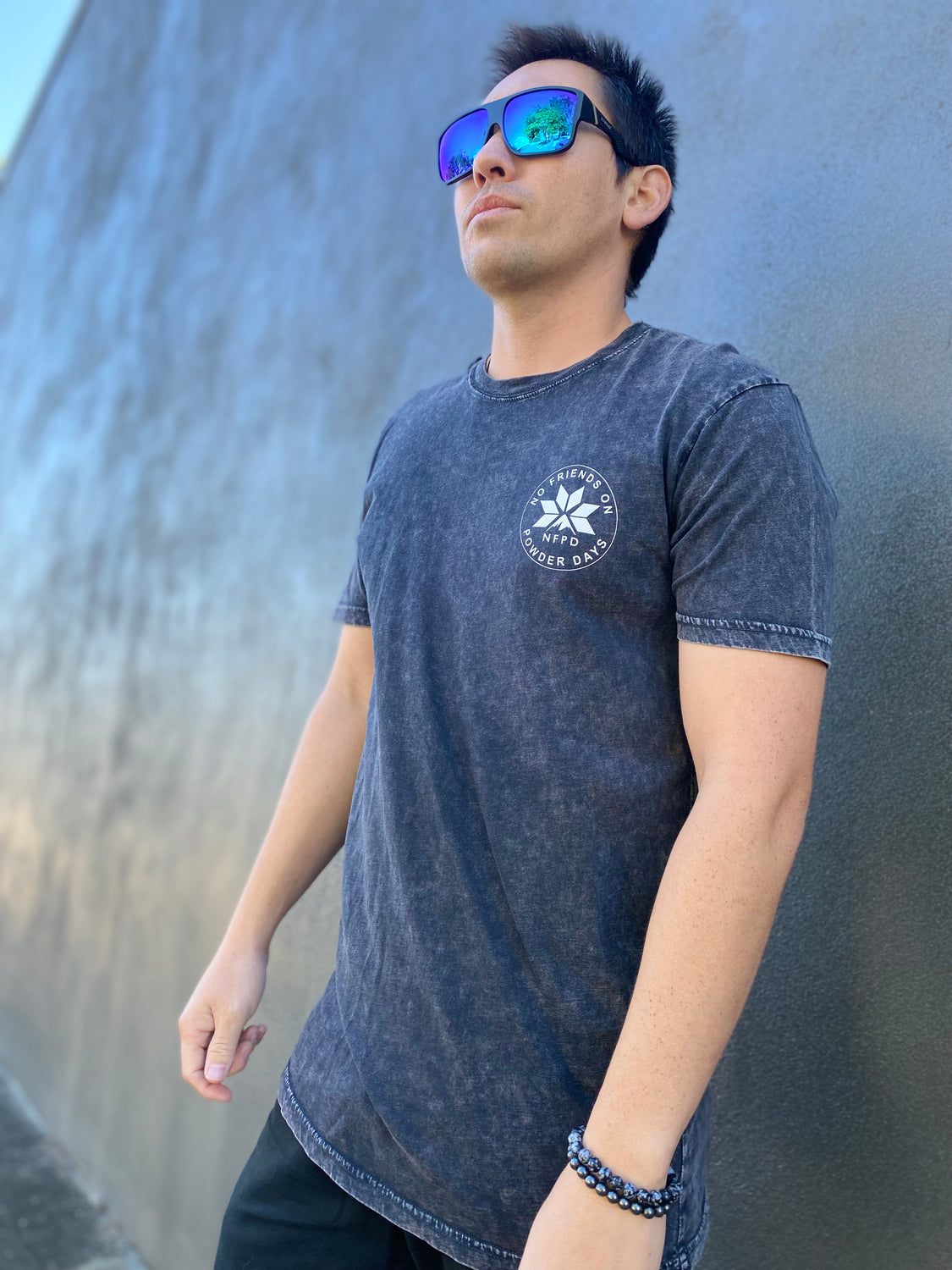 Camiseta circular de la NFPD con lavado a la piedra - Unisex