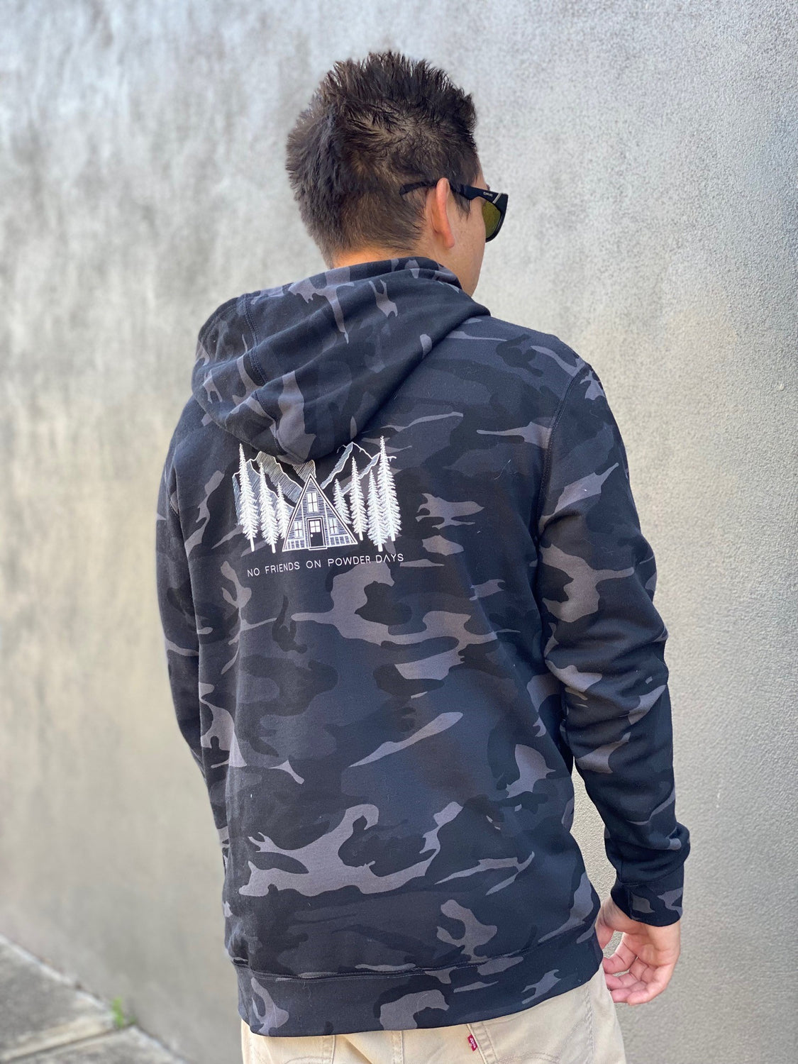 Sudadera con capucha para nieve, esquí y snowboard Pines Camo Snug - Unisex