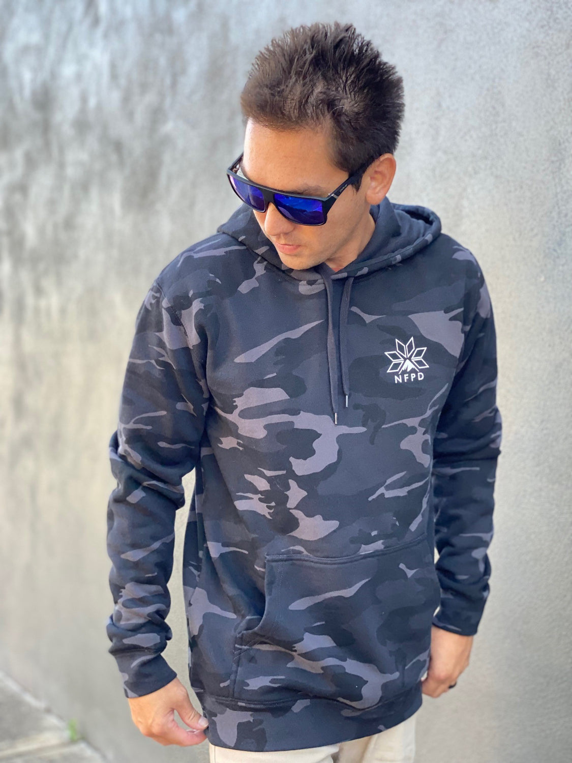 Ski/Snowboard Pines Camo Snug Snow Hoodie - Unisex