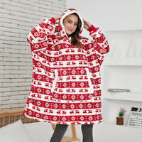 Cozy Hoodie Blanket Red Deer - Unisex