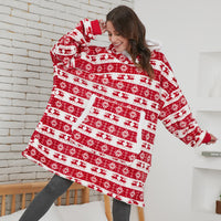 Cozy Hoodie Blanket Red Deer - Unisex