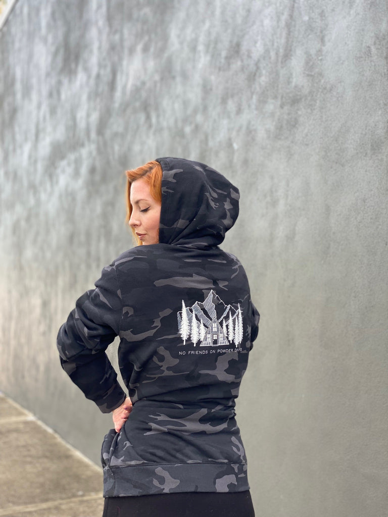 Sudadera con capucha para nieve, esquí y snowboard Pines Camo Snug - Unisex