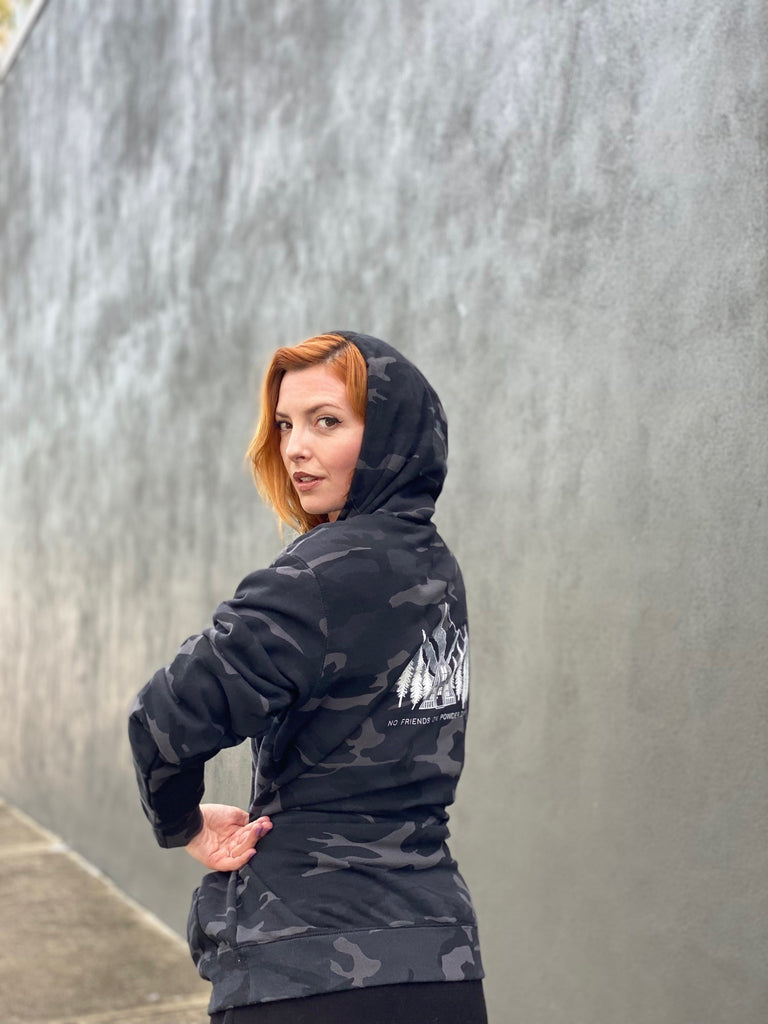 Sudadera con capucha para nieve, esquí y snowboard Pines Camo Snug - Unisex