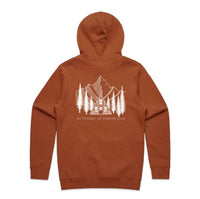 Ski Snowboard Pines Snug Snow Hoodie - Unisex