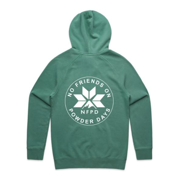 Ski/Snowboard Faded NFPD Circle Snug Snow Hoodie - Unisex