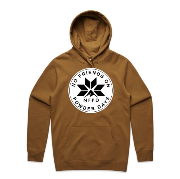 Ski/Snowboard Front Logo Black NFPD Circle Snug Hoodie - Unisex