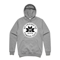 Ski/Snowboard Front Logo Black NFPD Circle Snug Hoodie - Unisex