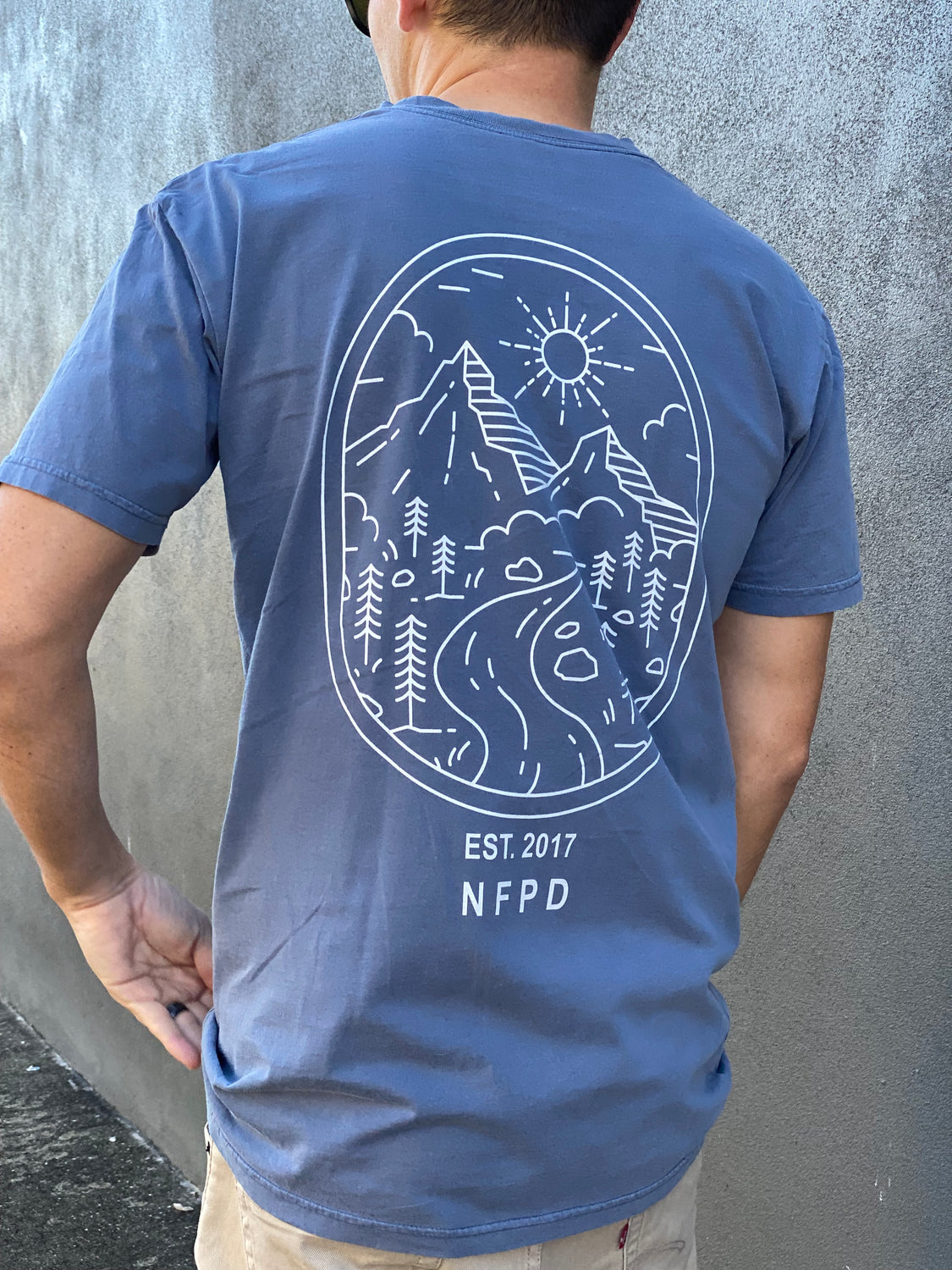 Camiseta Faded Rockies - Unisex