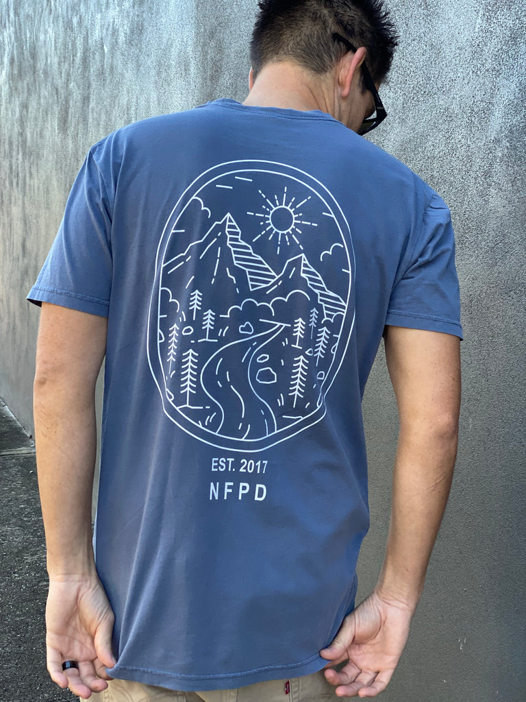 Camiseta Faded Rockies - Unisex
