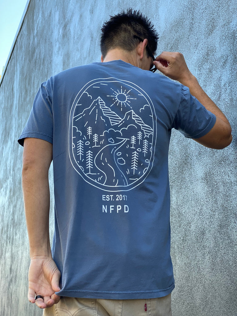 Camiseta Faded Rockies - Unisex