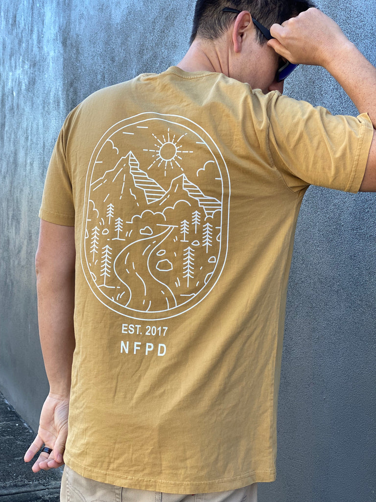 Camiseta Faded Rockies - Unisex