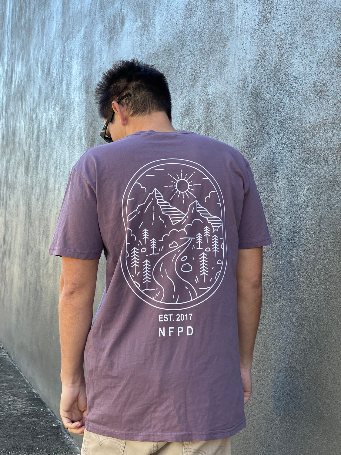 Camiseta Faded Rockies - Unisex