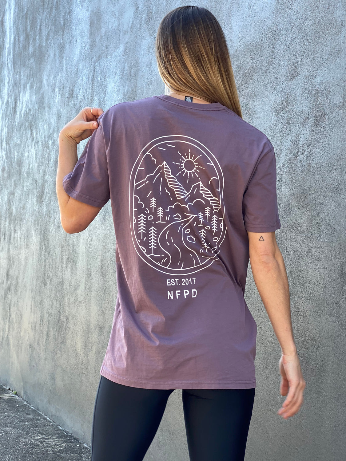 Camiseta Faded Rockies - Unisex