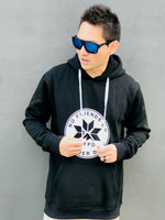 Sudadera con capucha para nieve unisex, con logotipo circular blanco de la NFPD y logotipo frontal para esquí/snowboard.